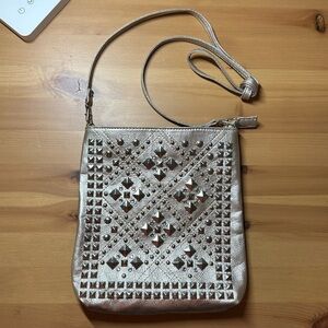 Silver Crossbody Bag